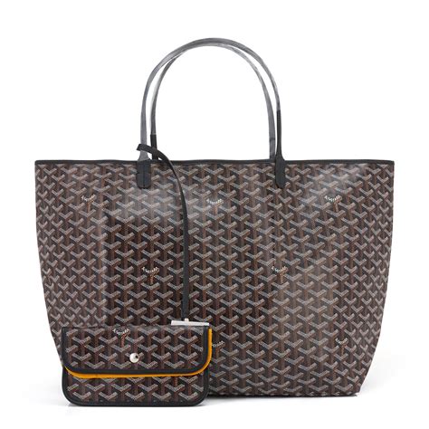 goyard black st louis tote|goyard saint louis gm price.